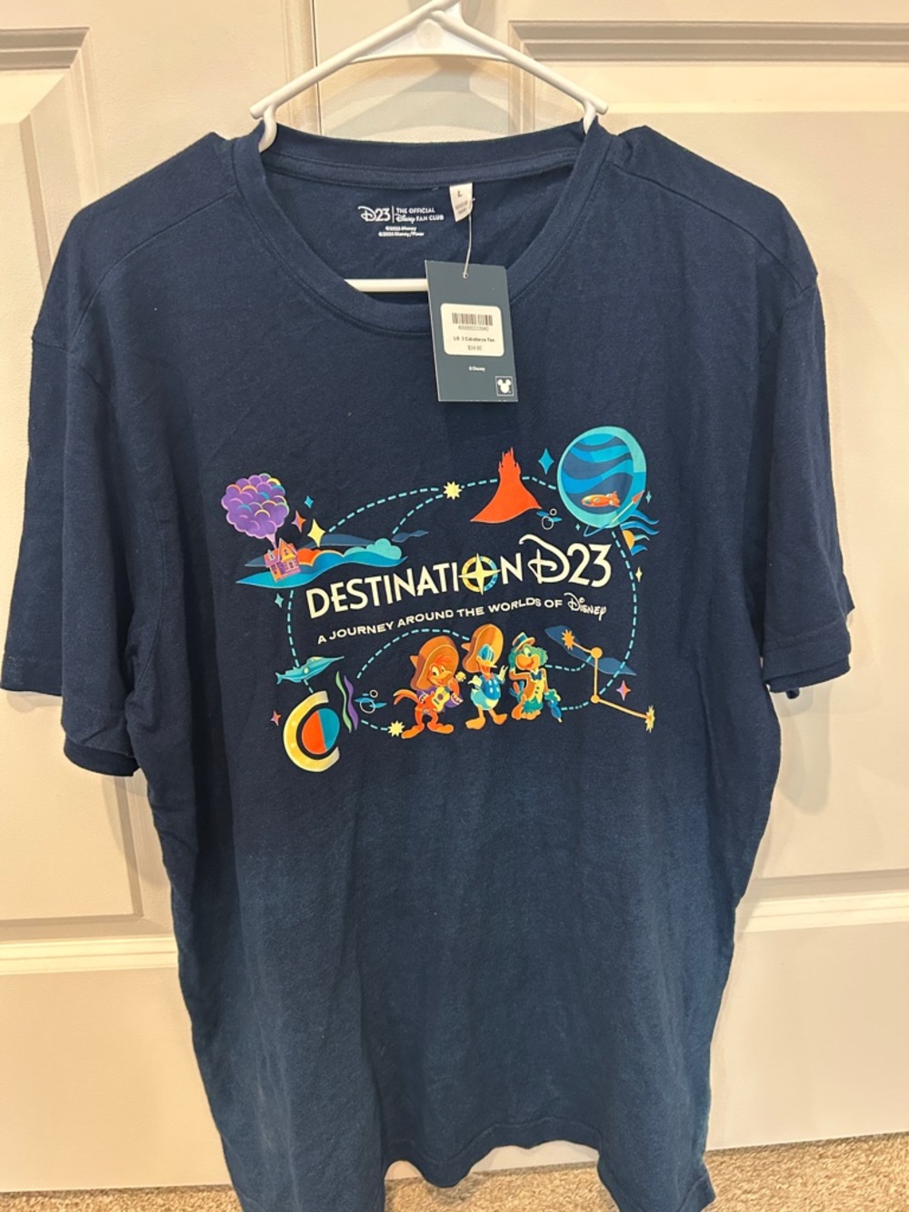Disney Navy Destination D23 3 Caballeros T shirt